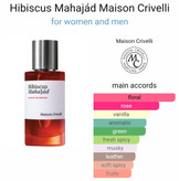عطر مردانه زنانه میسون کریولی هیبیسکاز ماهاجاد اکستریت دپارفوم حجم ۱۰۰ میل