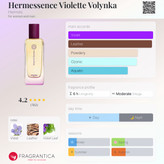 عطر زنانه هرمس وایولت وولینکا ادو تویلت حجم ۱۰۰ میل