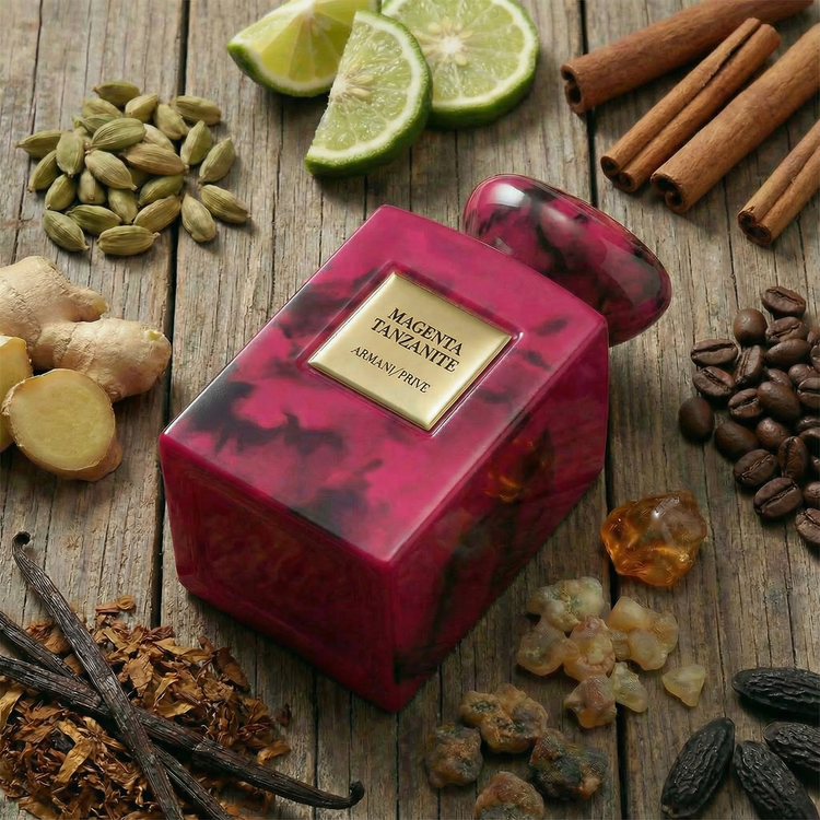 تستر اورجینال عطر مردانه زنانه جورجیو آرمانی مگنتا تانزانیت ادوپرفیوم حجم ۱۰۰ میل