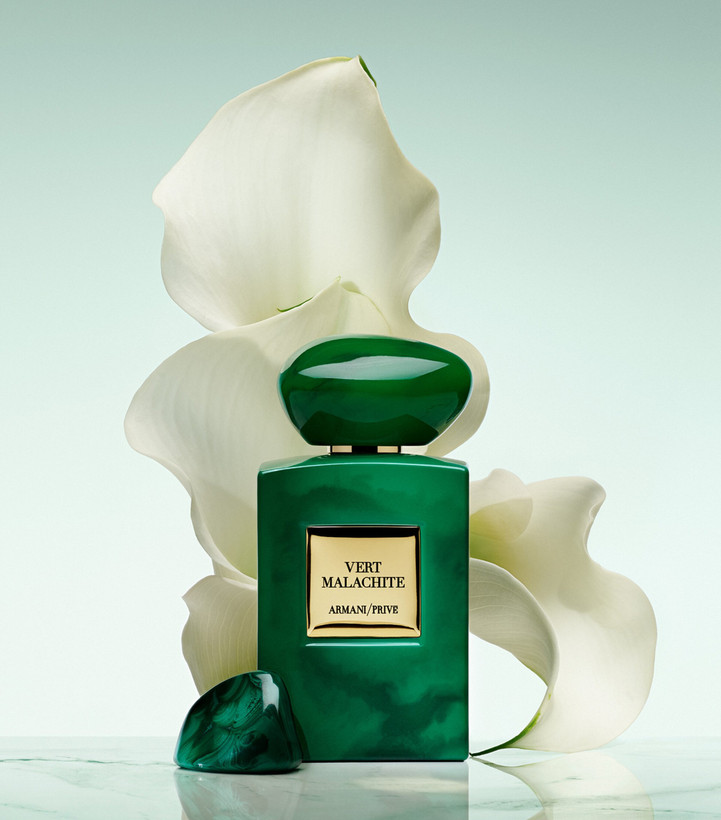 تستر اورجینال عطر مردانه زنانه جورجیو آرمانی پرایو ورت مالاکایت - مالاچیت ادوپرفیوم حجم ۱۰۰ میل